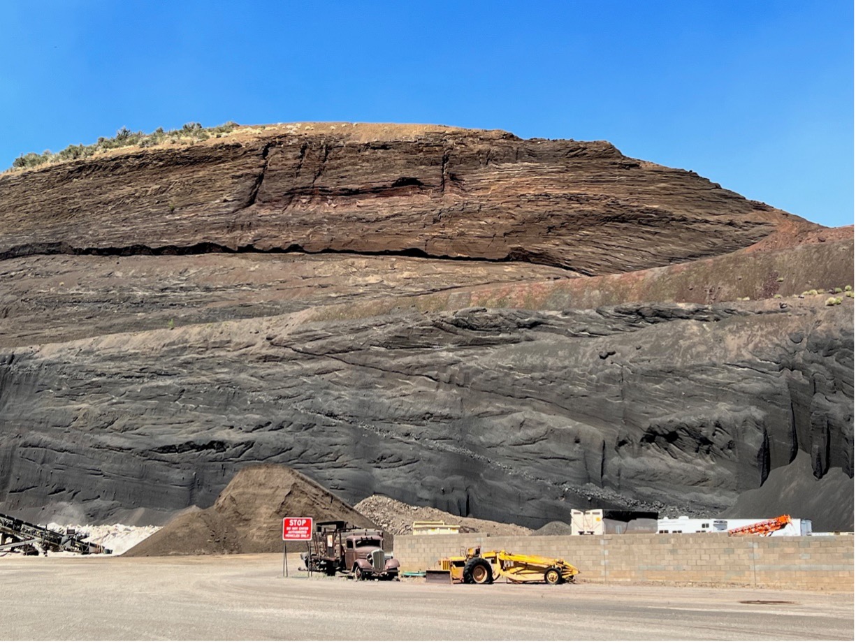 Sheep Hill in Flagstaff, AZ is an active scoria mine